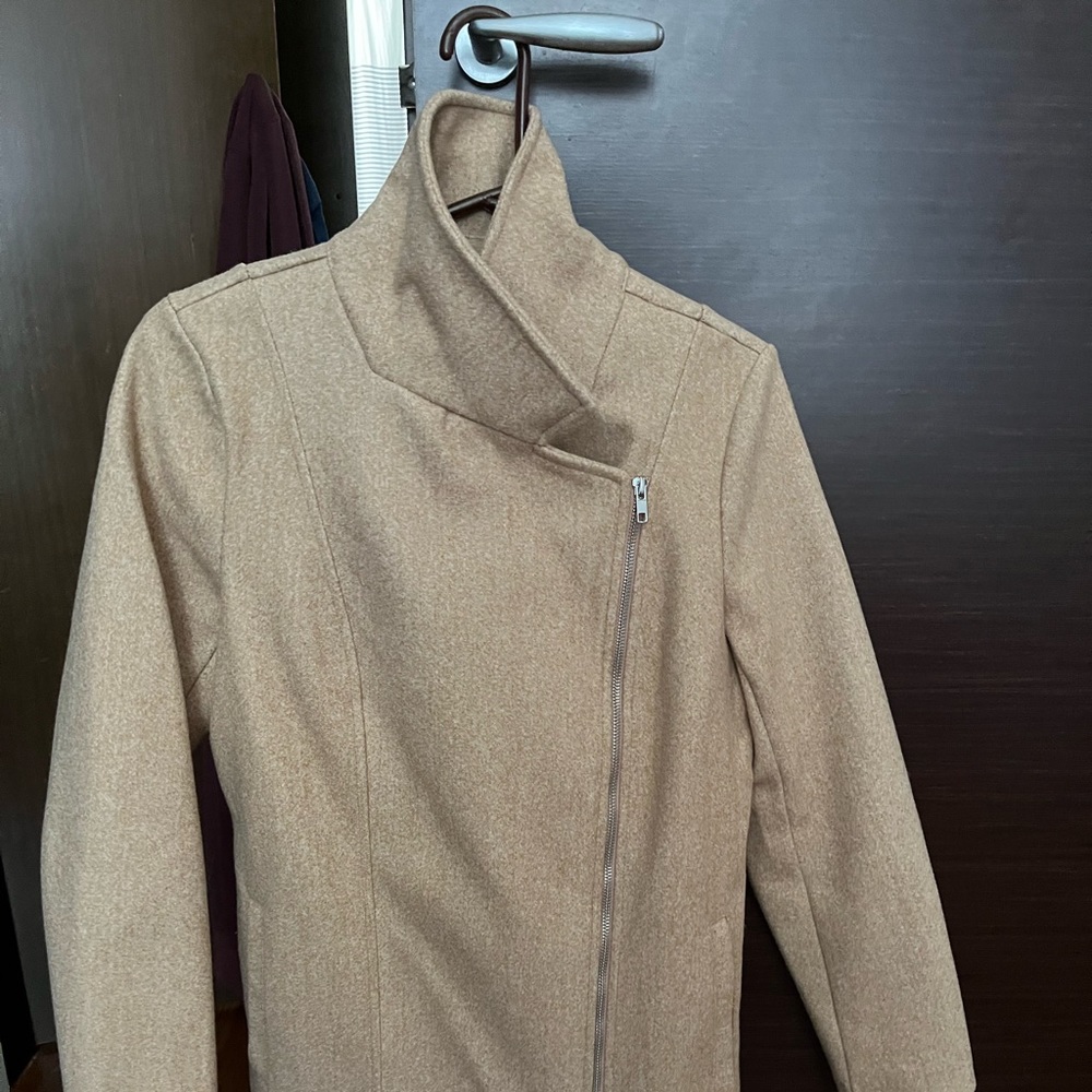 Banana Republic zip-up pea coat - like new